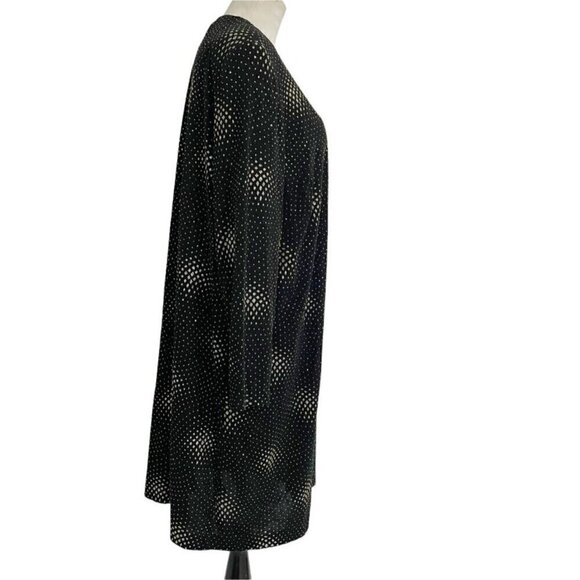 Alex Evenings Size 18W  Top Blouse Cardigan Open Front Sleeveless 2 Piece Set - Picture 3 of 8